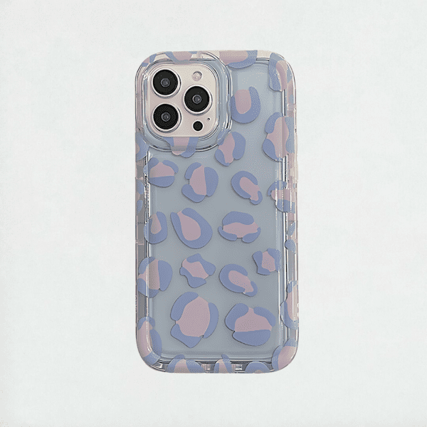 Purple Leopard Shockproof iPhone Case