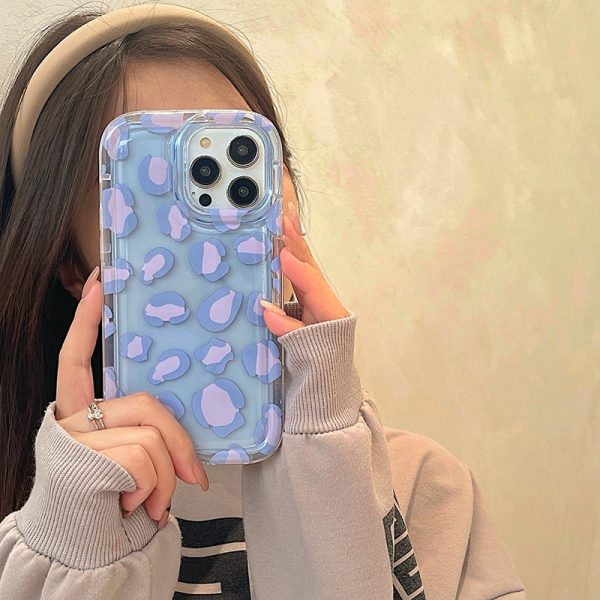 Purple Leopard iPhone Case
