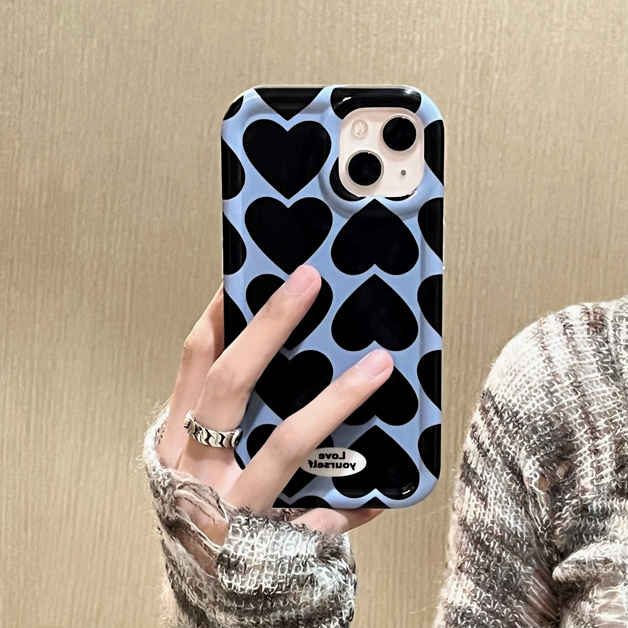 Black Hearts iPhone Case - ZiCASE