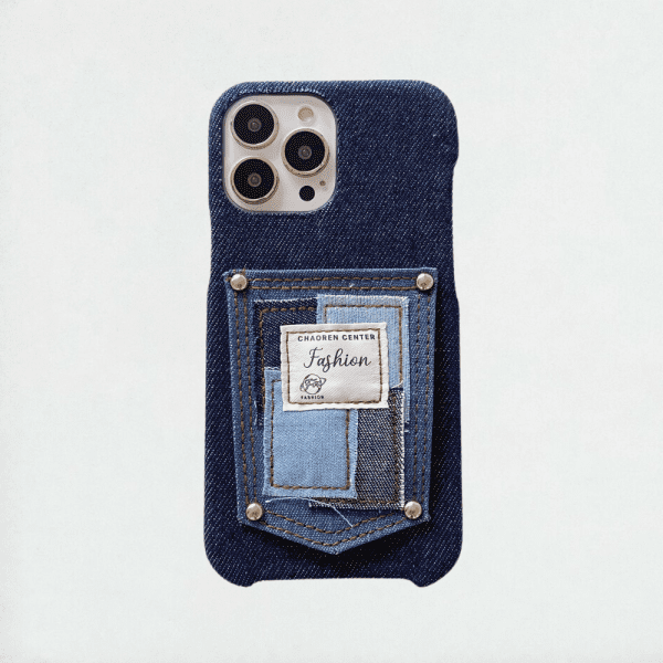 Blue Denim iPhone 14 Pro Max Case