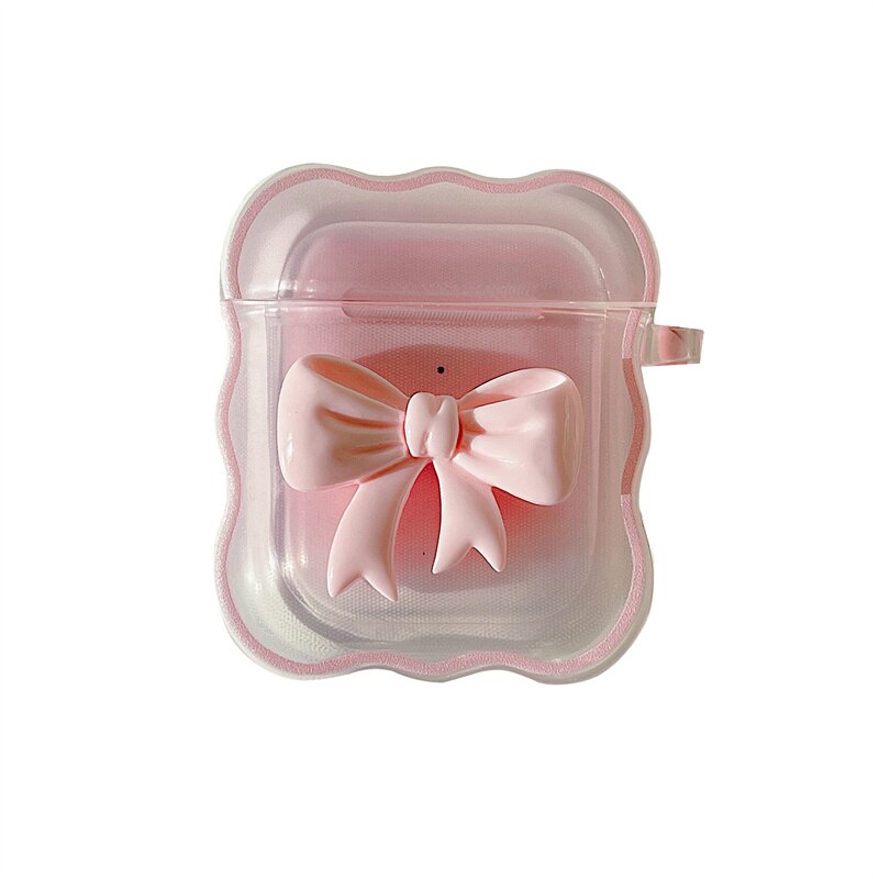 Pink Bow Tie AirPods Case