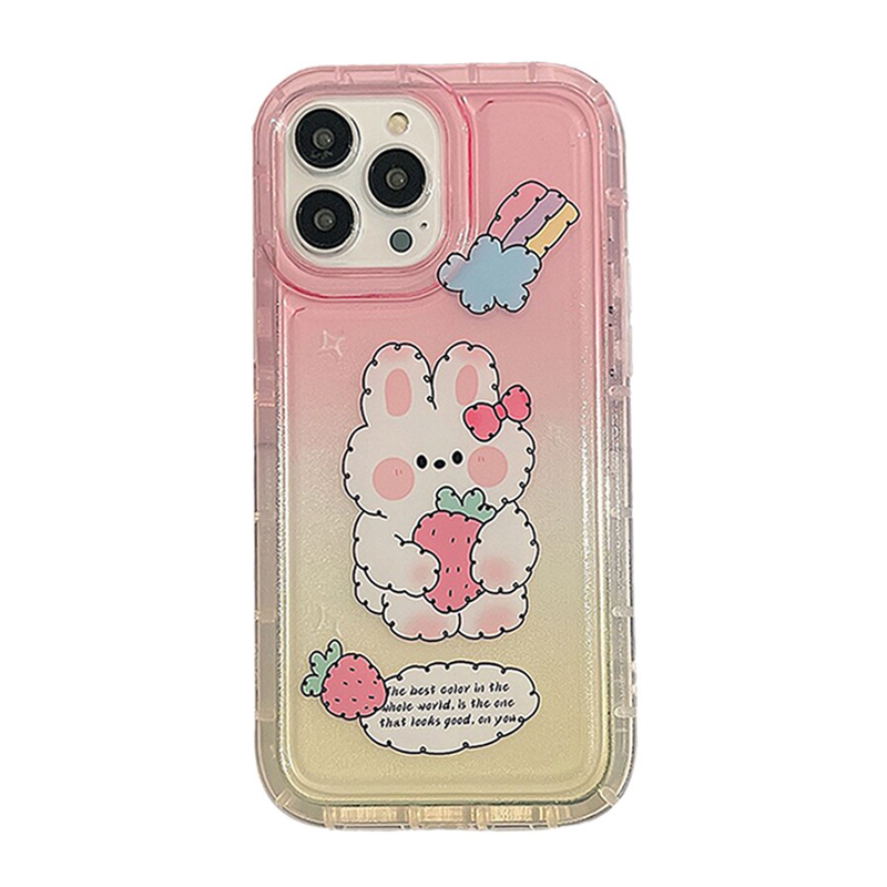 Strawberry Bunny iPhone 14 Pro Max Case