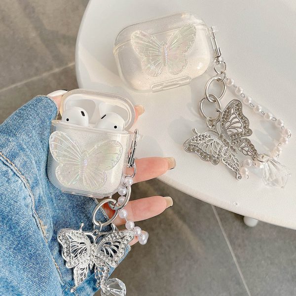 Crystal Butterfly AirPods Case
