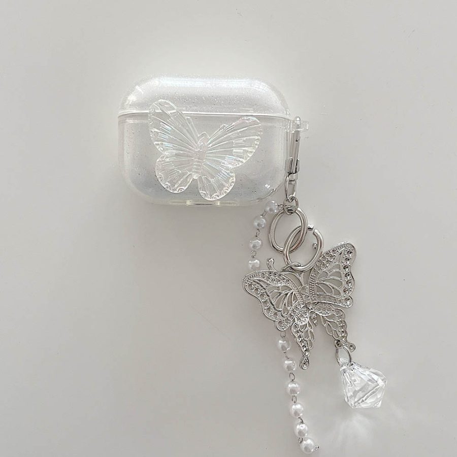 Crystal Butterfly AirPods Pro Case