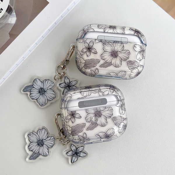 Floral Drawing AirPod Case