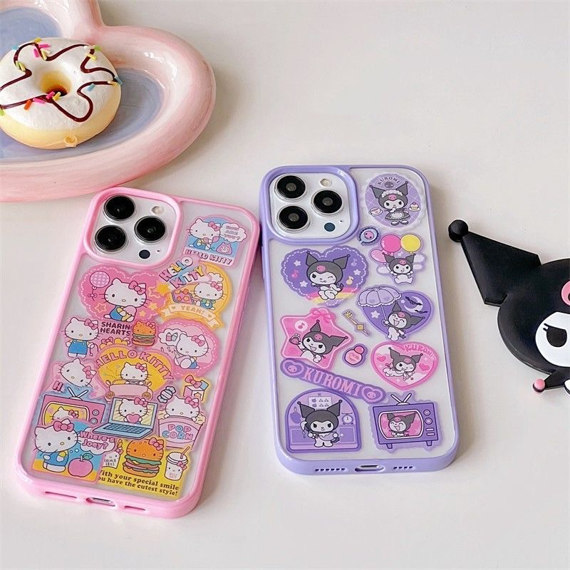 Hello Kitty & Kuromi iPhone Case
