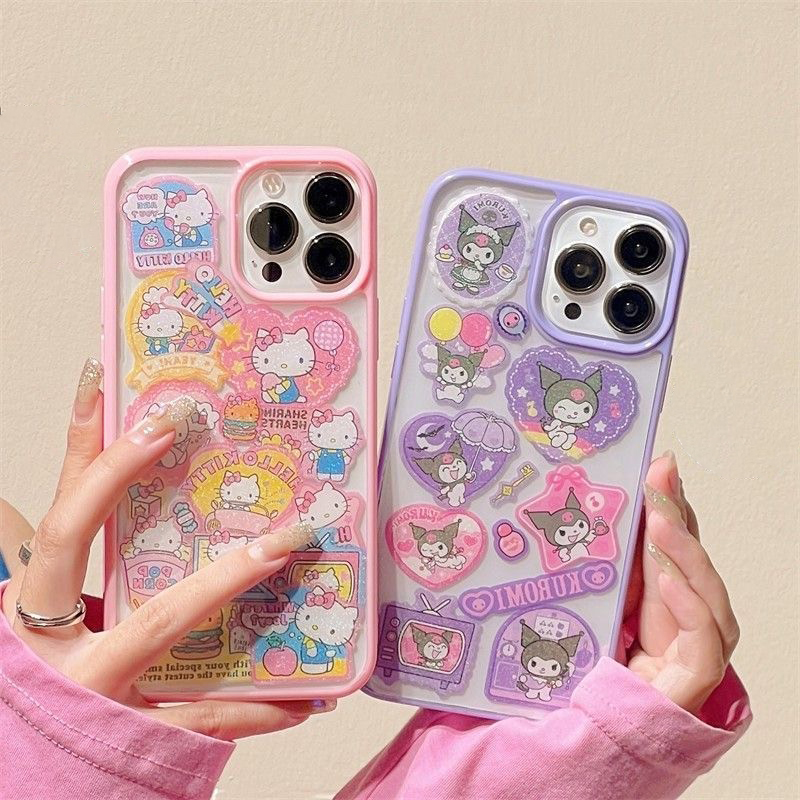 Hello Kitty and Kuromi iPhone Cases