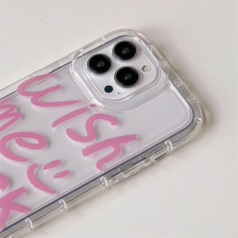 Pink Words Shockproof iPhone 11 Pro Max Case
