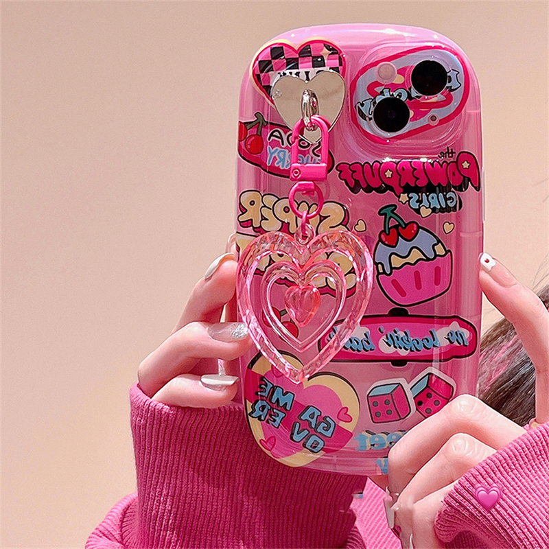 Pink Y2K iPhone Case