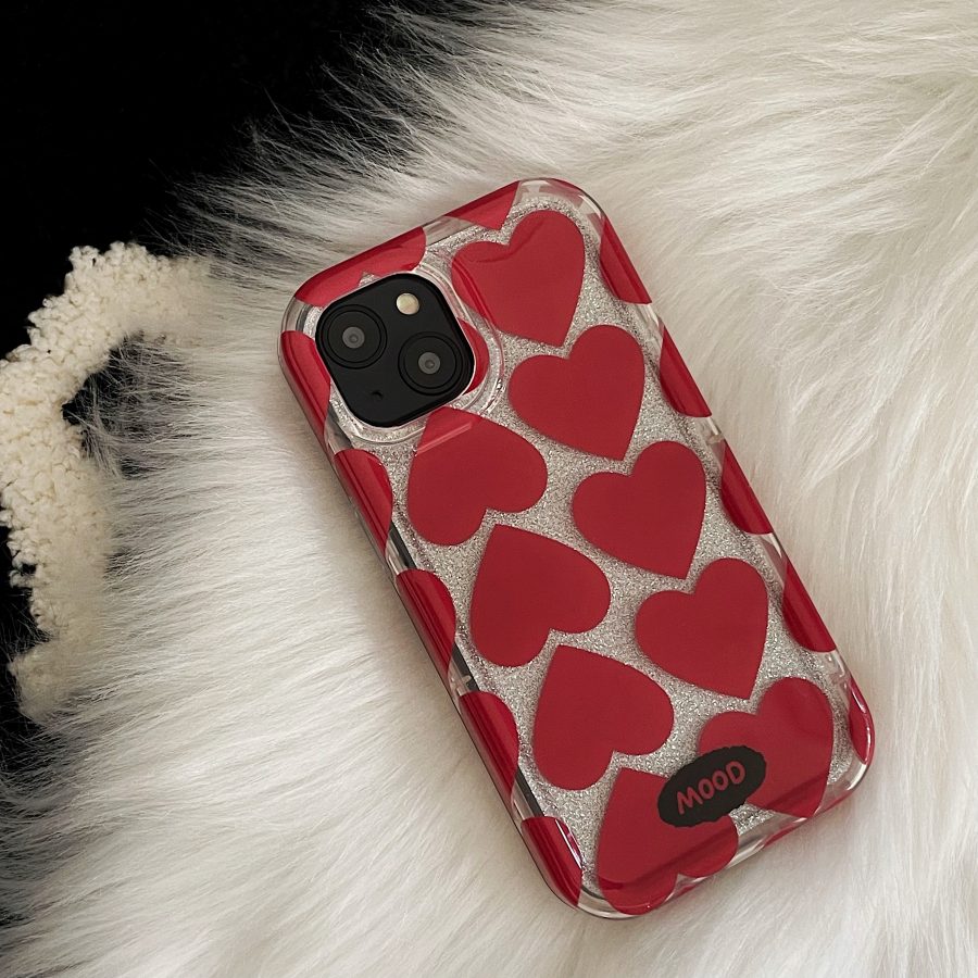 Red Hearts iPhone 12 Case