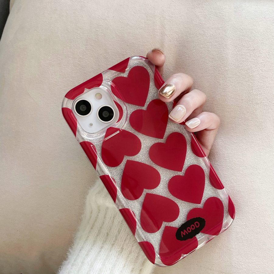 Red Hearts iPhone 13 Case