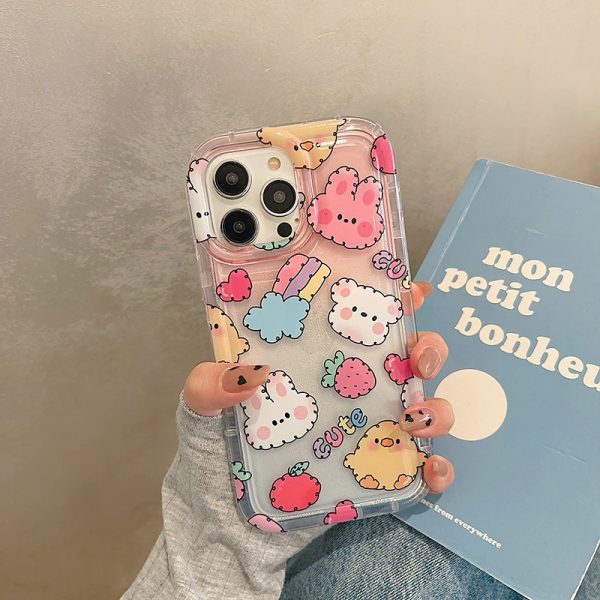 Strawberry Bunny iPhone Case