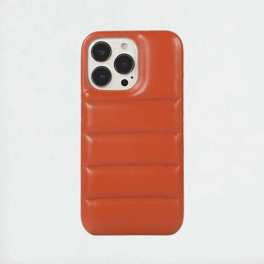 The Puffer Case - Brown