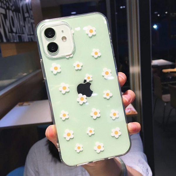 White Daisy iPhone 12 Case