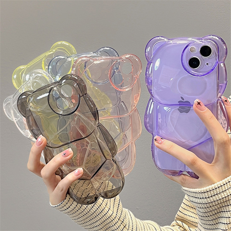 3D Teddy Bear iPhone Cases