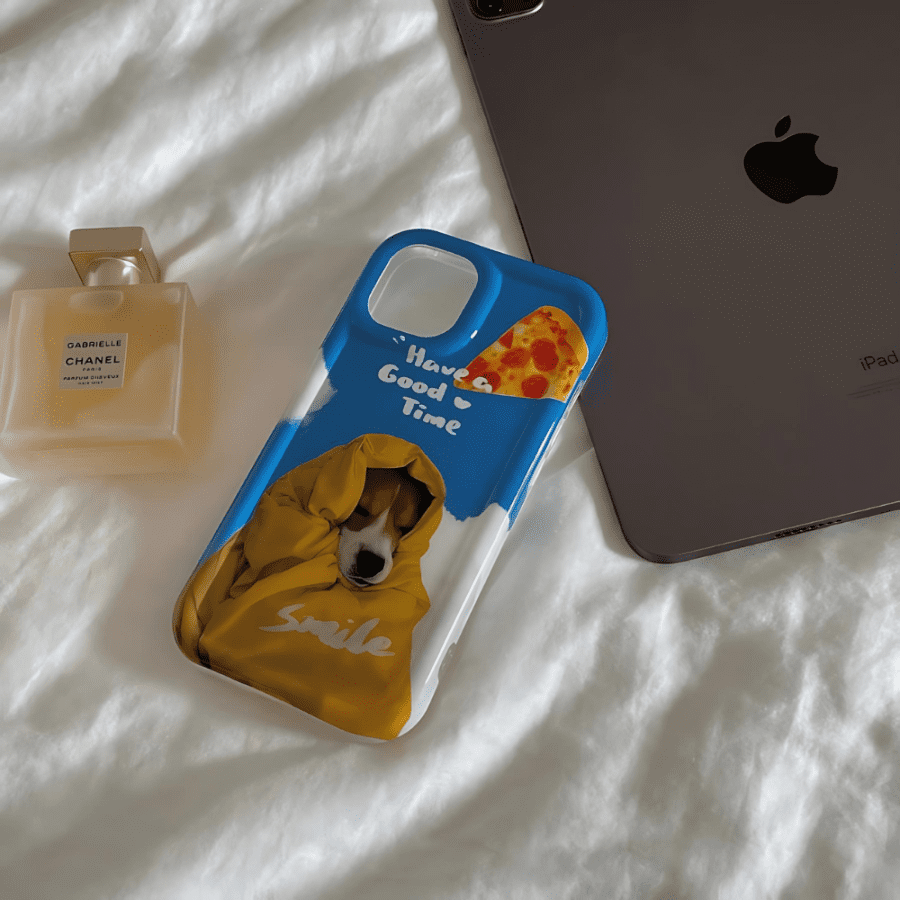 Dog & Pizza iPhone 14 Case