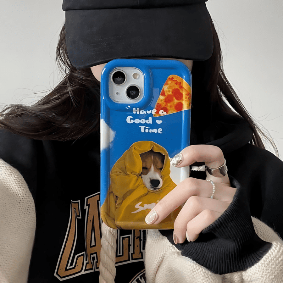 Dog & Pizza iPhone 13 Case