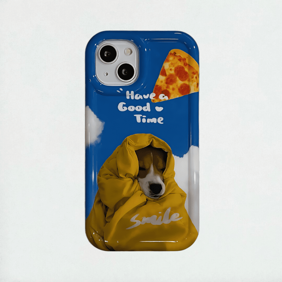 Dog & Pizza iPhone Case