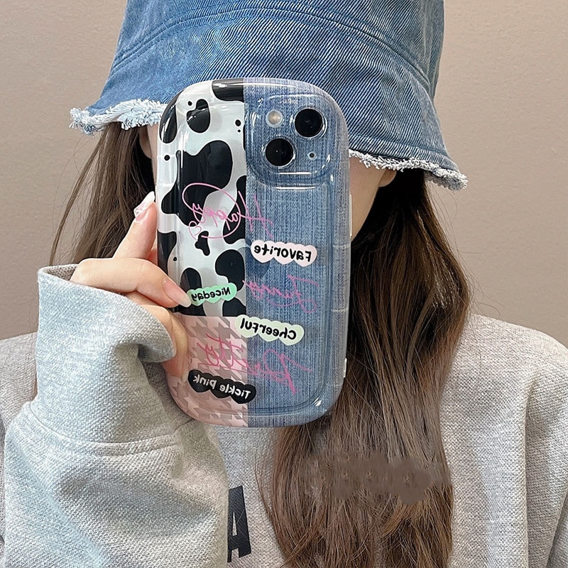 Oval Cow iPhone 13 Case