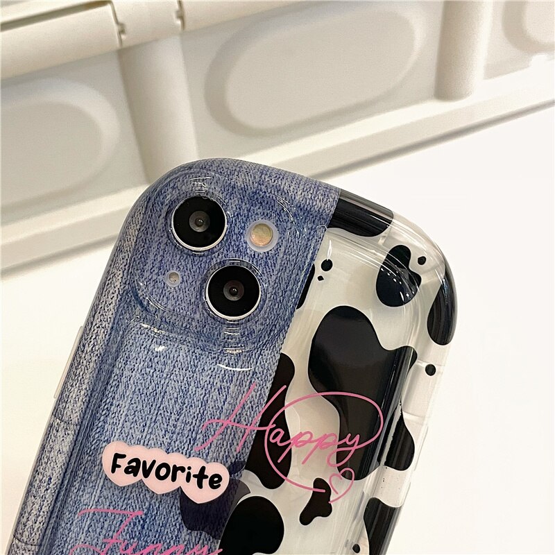 Oval Cow iPhone Case