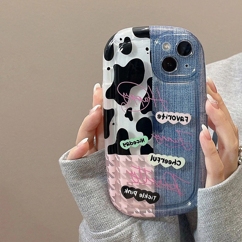 Oval Cow iPhone Case