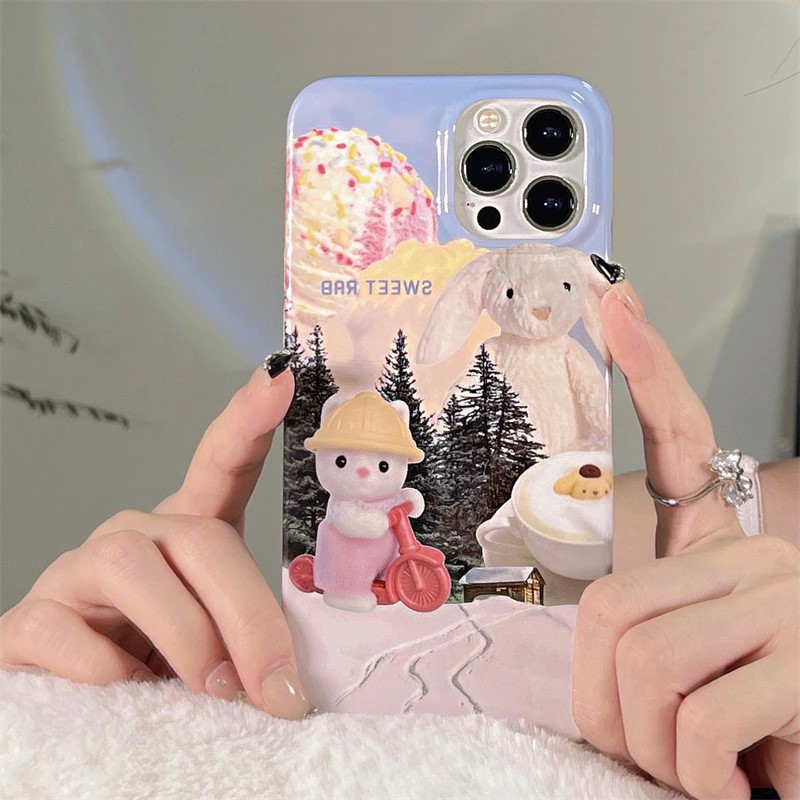 Ice Bunny iPhone Case