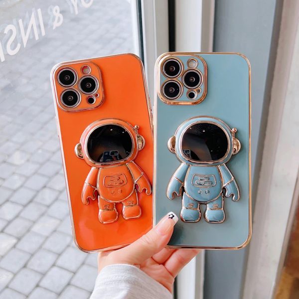 Plated Astronaut iPhone Cases