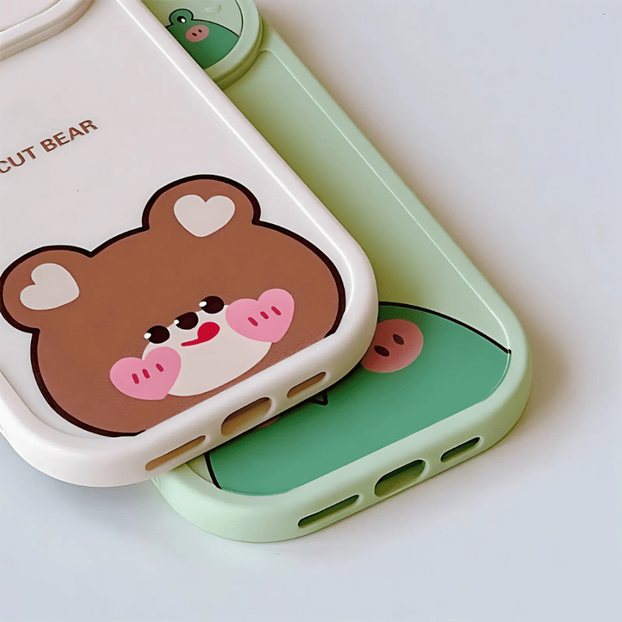 Bear and Frog iPhone Case