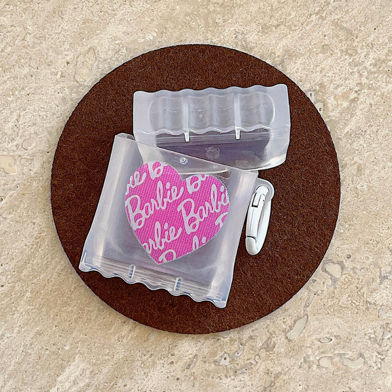 Candy Clear Heart AirPod Case