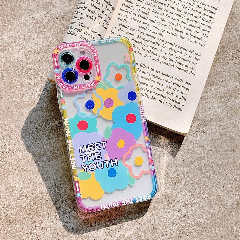 Colorful Flowers iPhone 12 Pro Max Case