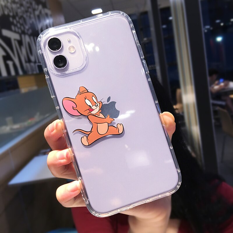 Tom and Jerry Clear iPhone 13 Case