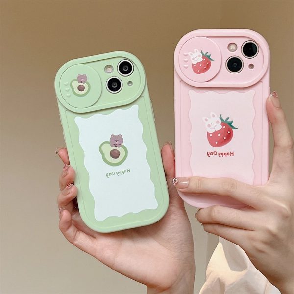 Strawberry And Avocado iPhone Case
