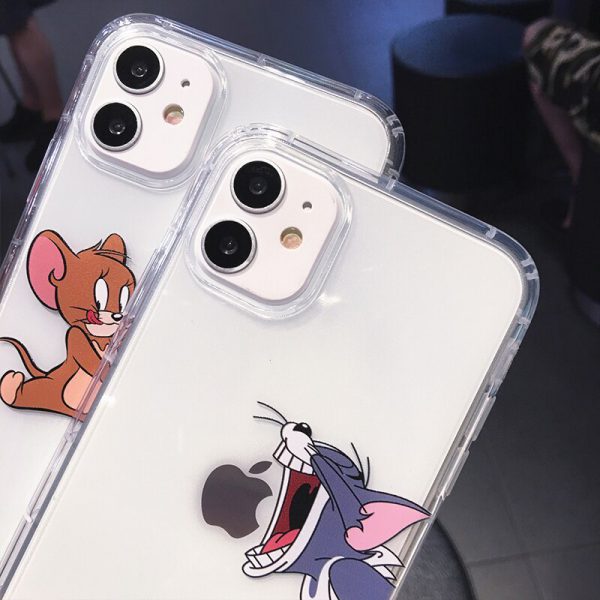 Tom and Jerry Clear iPhone 14 Case