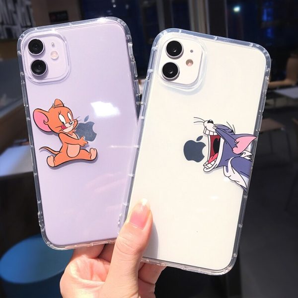 Tom and Jerry Clear iPhone 12 Case