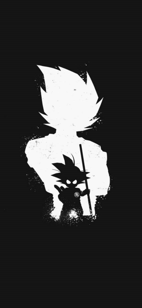 Black and White Anime Wallpaper for iPhone