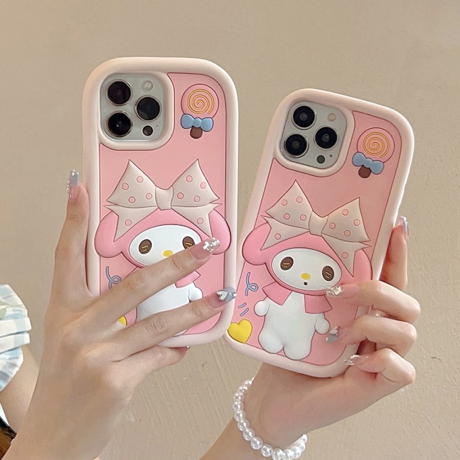 3D Pink My Melody iPhone 13 Pro Max Case