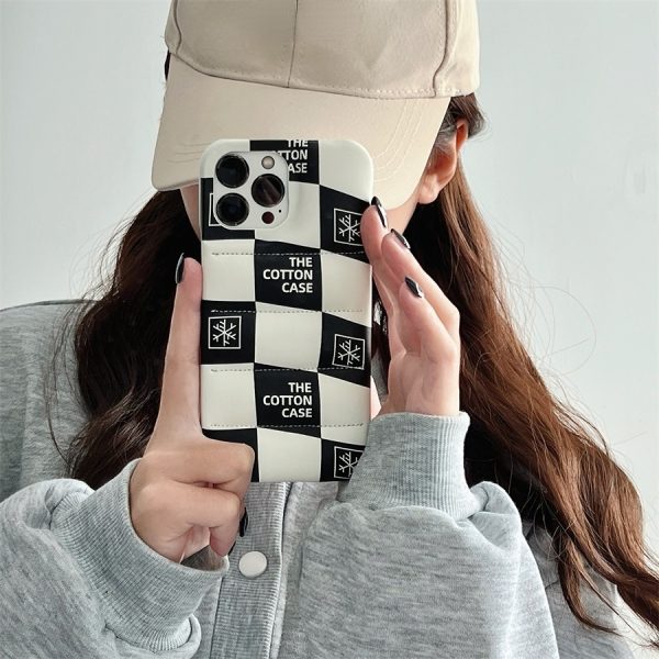 Checkered Puffer iPhone Case