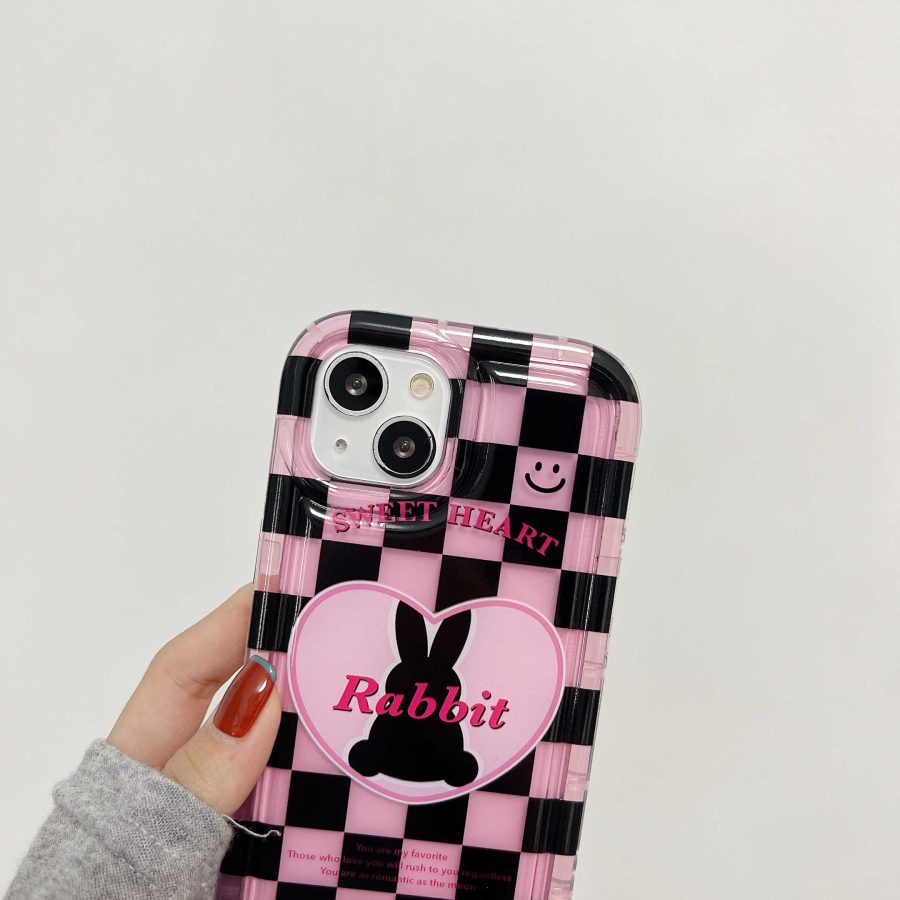 Checkered Rabbit iPhone XR Case