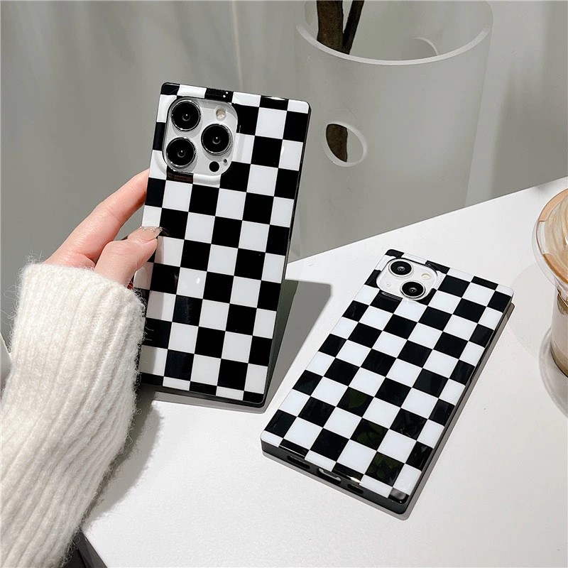 Checkered Square iPhone 14 Pro Max Case