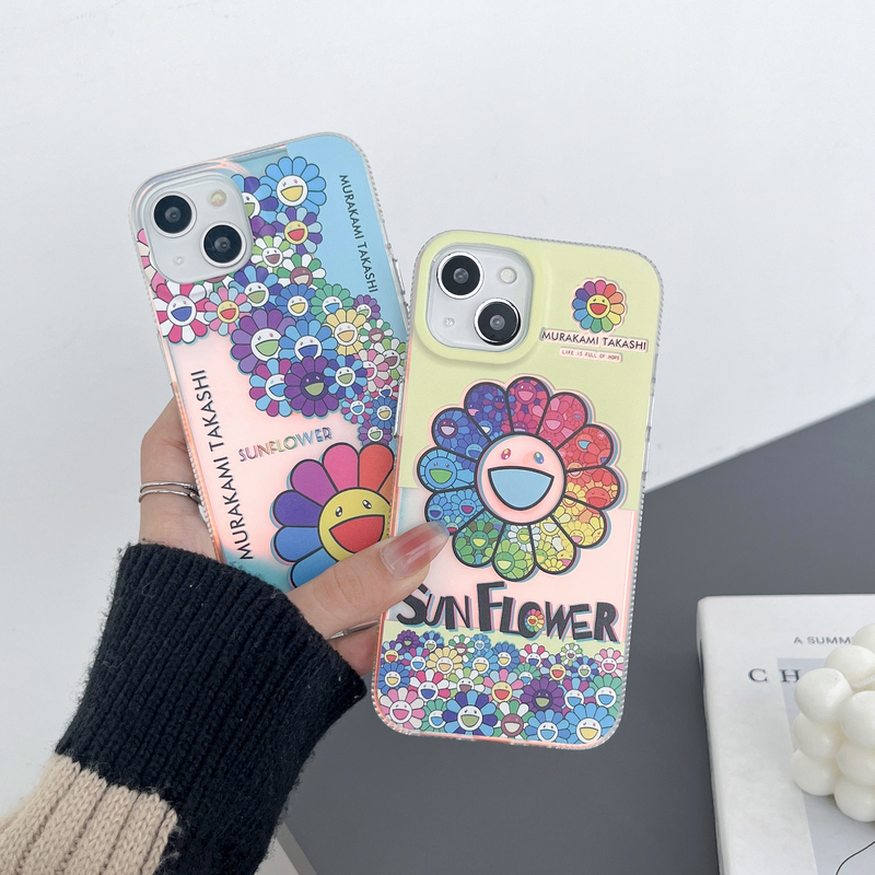 Takashi Murakami AirPods Case  Flower phone case, Murakami flower, Rainbow  flowers