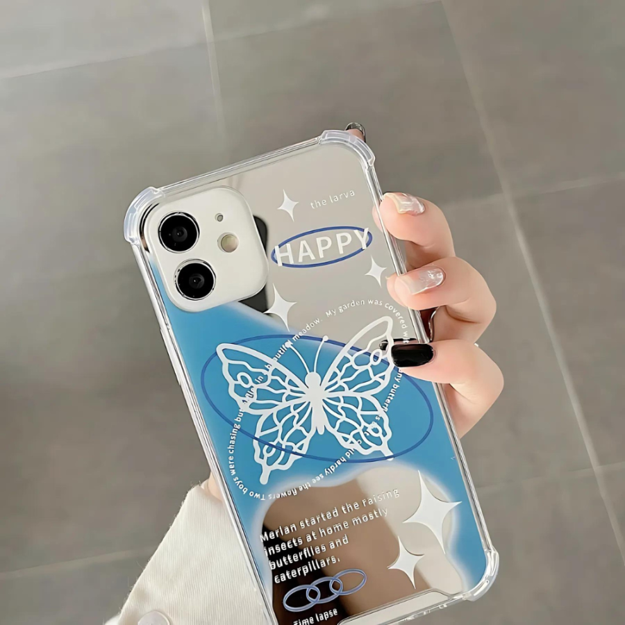 Butterfly Mirror Phone Case iPhone 13