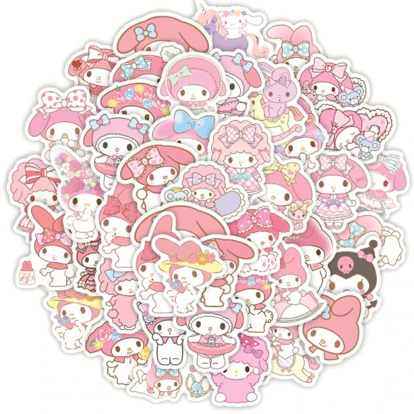 Sanrio Pink My Melody Stickers