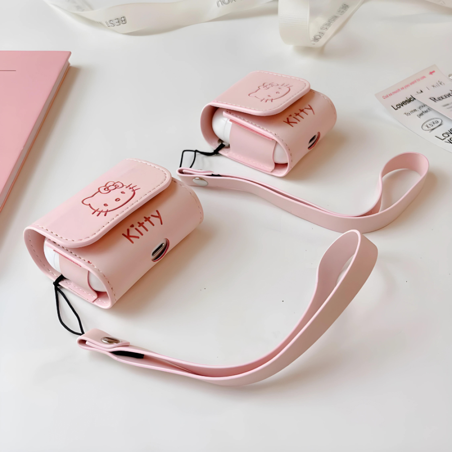 Pink Hello Kitty AirPod Cases