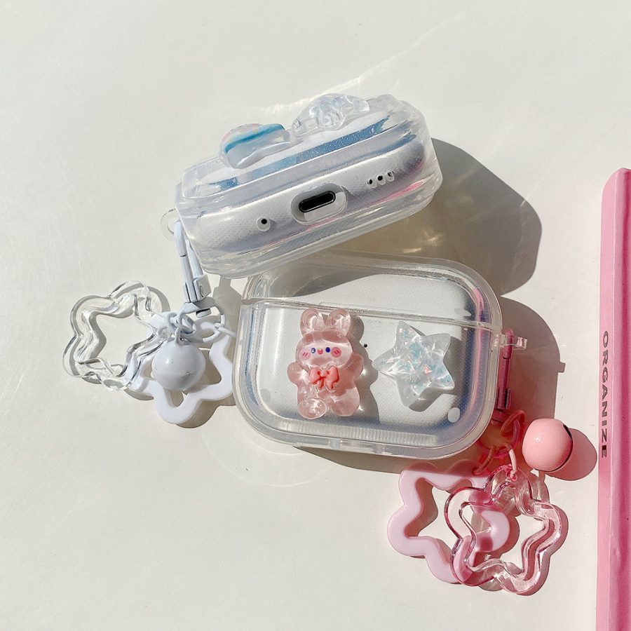 Crystal Bunny AirPod Cases