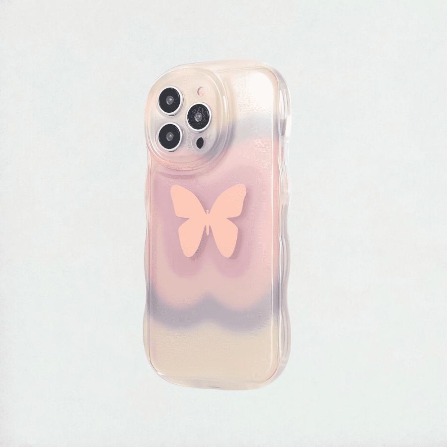 Pink Butterfly Phone Case iPhone 14 Pro Max