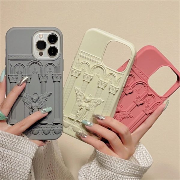 3D Cupid Angel iPhone Cases