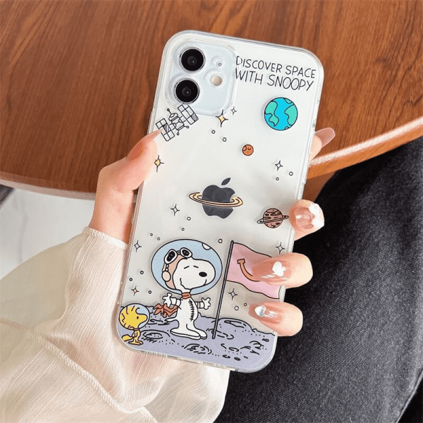 Snoopy On The Moon iPhone Case ZiCASE