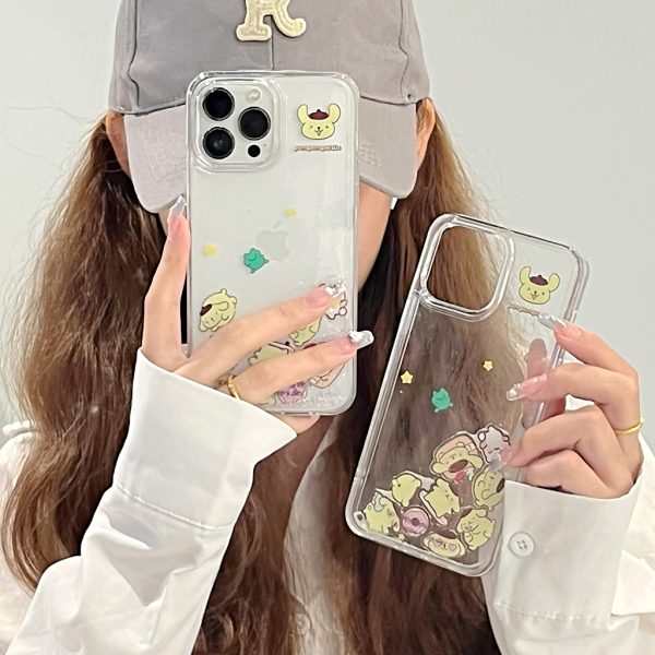 Pompompurin Glitter iPhone Case