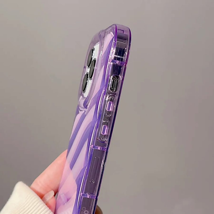 Purple iPhone 13 Pro Ma Case - Clear