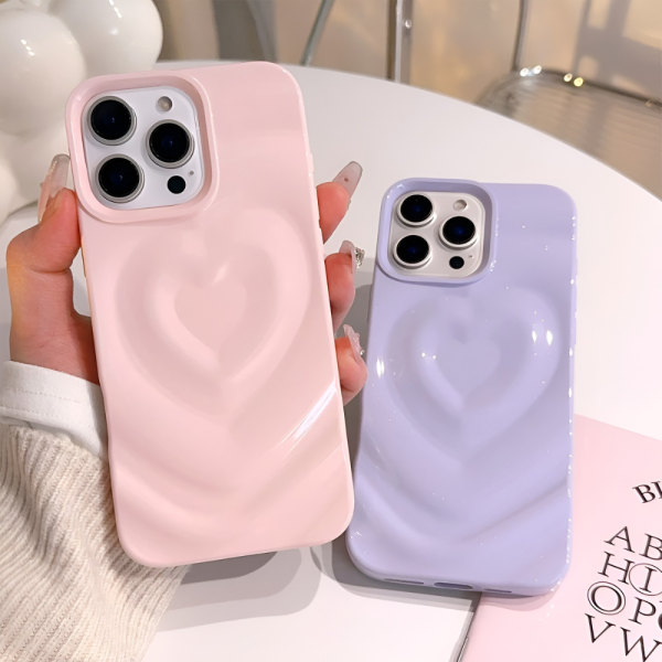 Glossy Heart iPhone Cases